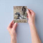 Engelse steller, fazant Hunting Poster Flyer (Hand)