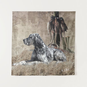 Engelse steller , fazant Hunting Wandkleed
