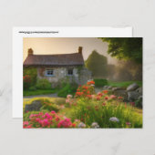 ENGELSE STENEN HUISJE BRIEFKAARTEN (Voorkant / Achterkant)