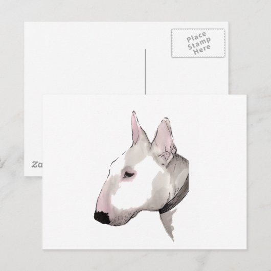 engelse stier doodsbang briefkaart (Voorkant / Achterkant)