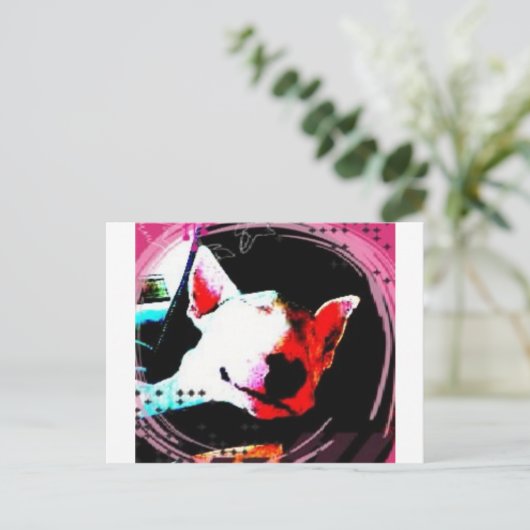 engelse stier doodsbang briefkaart (Staand voorkant)