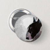 Engelse stier doodsbankknoppen. ronde button 5,7 cm (Voorkant /achterkant)