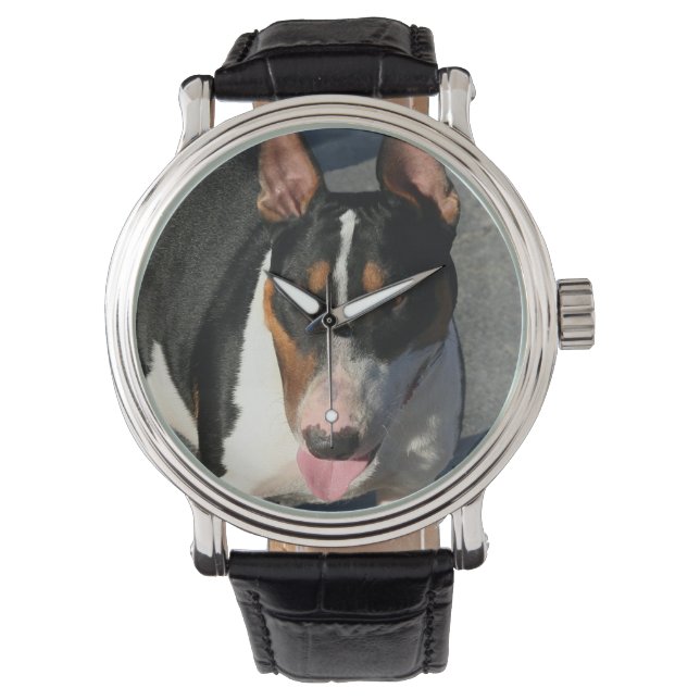 Engelse stier terrier hond horloge (Voorkant)
