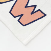 Engelse straattaal woorden, doodle belettering fleece deken (Hoek)