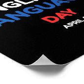Engelse taaldag poster (Hoek)