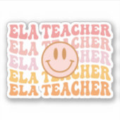 Engelse taalkundendocent, ELA-docentencadeautje Sticker (Voorkant)