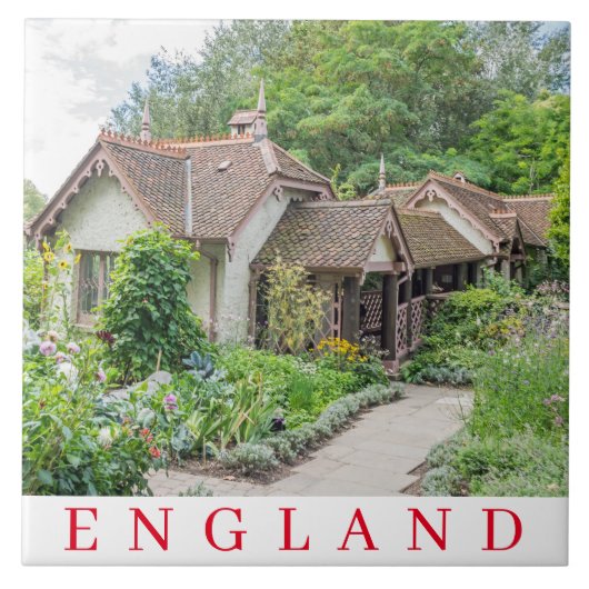 Engelse tegel voor huiskeramische producten tegeltje (Voorkant)