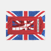 Engelse telefooncel, Union Jack Fleece Blanket (Voorkant (Horizontaal))
