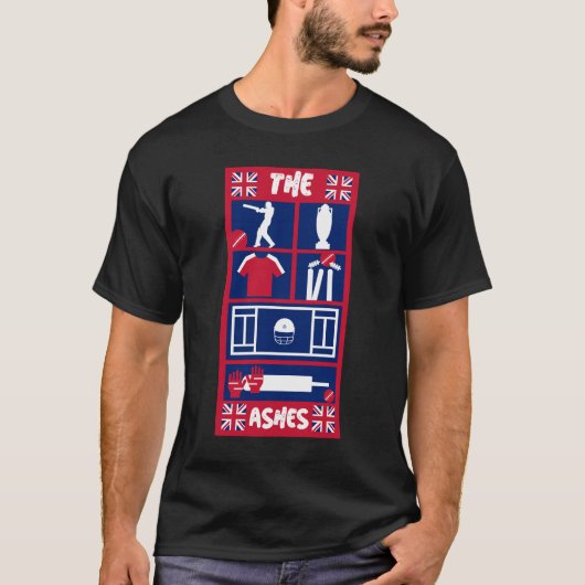 Engelse Test Cricket T-Shirt (Voorkant)