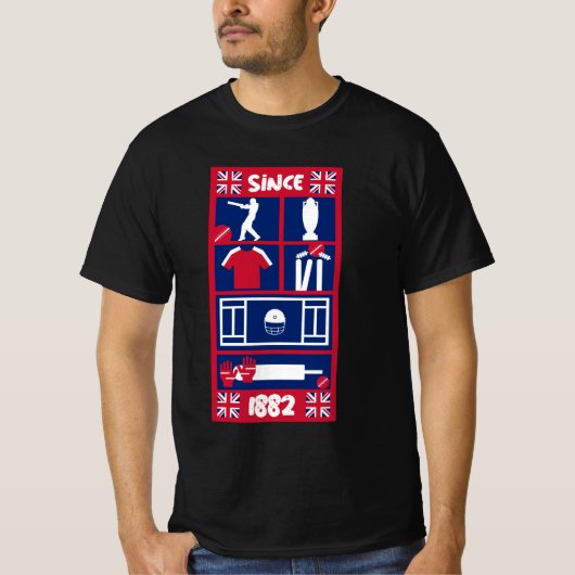 Engelse testcricket T-Shirt (Voorkant)