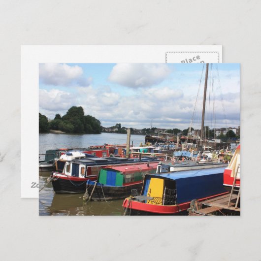 Engelse Thamess Briefkaart (Voorkant / Achterkant)