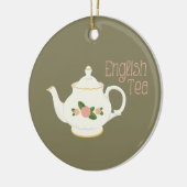 Engelse thea keramisch ornament (Links)