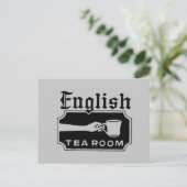 Engelse thea Room Briefkaart (Staand voorkant)