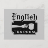 Engelse thea Room Briefkaart (Voorkant)