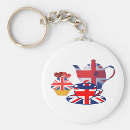 Engelse thea-time cadeautjes sleutelhanger