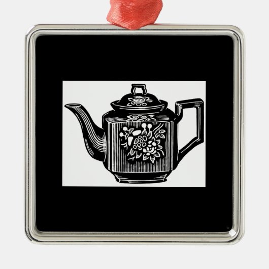 Engelse theapot Decoration Ornament (Voorkant)