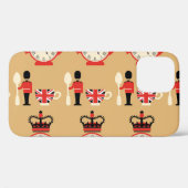 Engelse thee: naadloos patroon. Case-Mate iPhone Case (Achterkant (horizontaal))