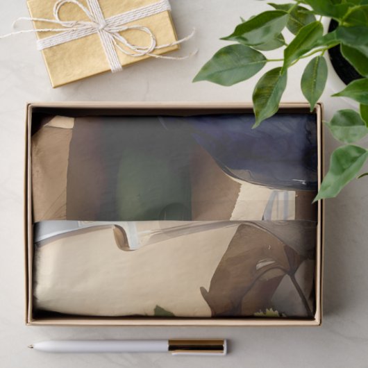 Engelse thee Victoriaans decoupage Tissuepapier (Geschenk)