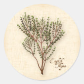 Engelse Thyme Herb Stickers (Voorkant)
