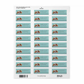 Engelse Toy Spaniel-hond retouradreslabels Etiket (Full Sheet)