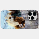 Engelse Toy Spaniel Laat het Sneeuwen Kerstmis  Case-Mate iPhone Case (Achterkant (horizontaal))