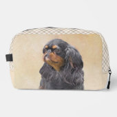 Engelse Toy Spaniel Schilderij King Charles Hond K Toilettasje (Voorkant)