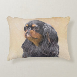 Engelse Toy Spaniel Schilderij Origineel Dieren Ku Accent Kussen