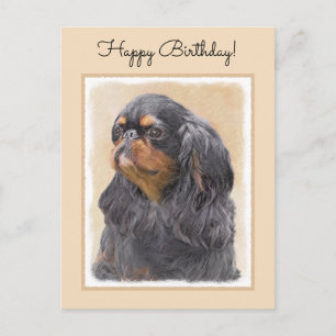 Engelse Toy Spaniel Schilderij Origineel Dieren Ku Briefkaart