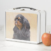 Engelse Toy Spaniel Schilderij Originele Dier Kuns (In situ)