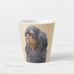 Engelse Toy Spaniel Schilderij Originele Dier Kuns Latte Mok