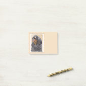 Engelse Toy Spaniel Schilderij Originele Dier Kuns Post-it® Notes (Op bureau)