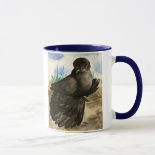 Engelse Trumpeter Dun Pigeon Mok