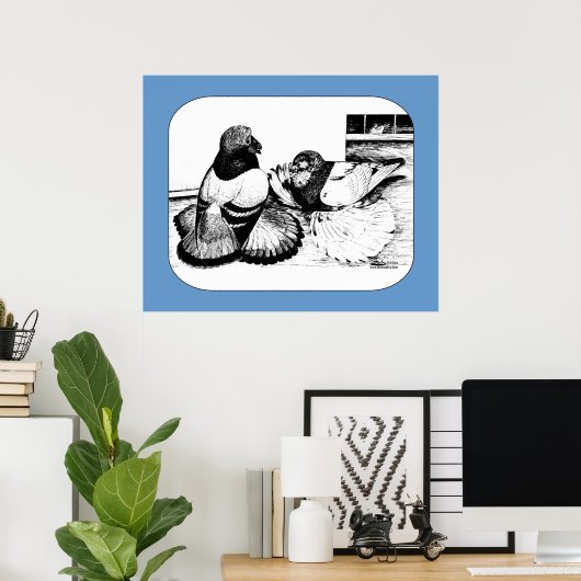 Engelse Trumpeters Poster (Thuiskantoor)