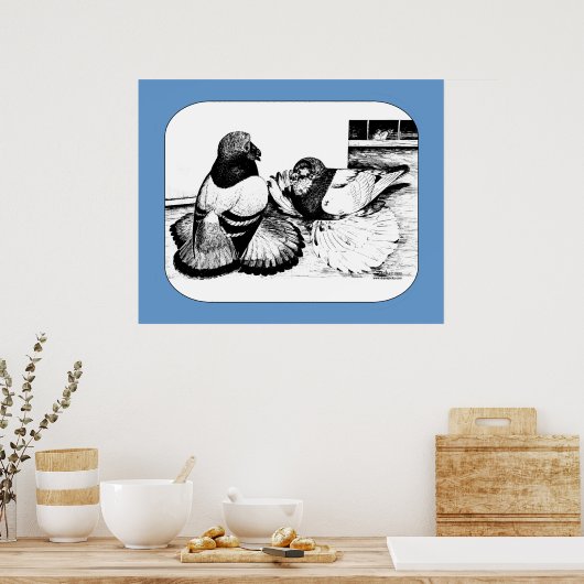 Engelse Trumpeters Poster (Keuken)