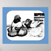 Engelse Trumpeters Poster (Voorkant)