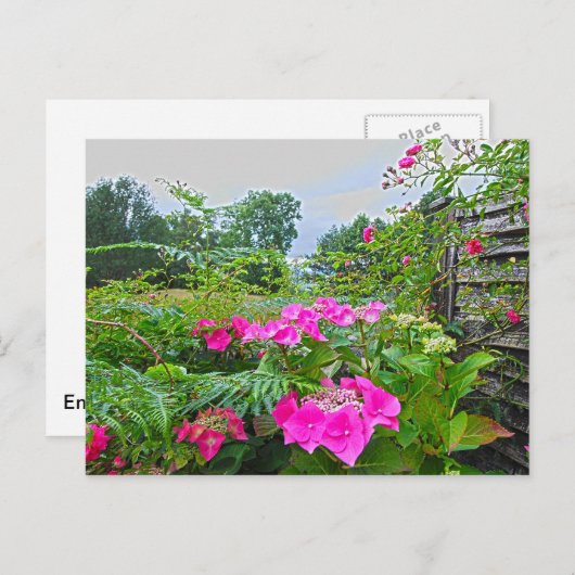 Engelse tuin 2 briefkaart (Voorkant / Achterkant)