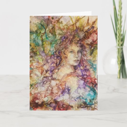 "Engelse tuin" Bedankkaart (Voorkant)