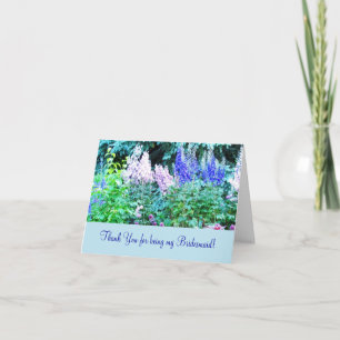 Engelse Tuin Bloemen Bedankkaart