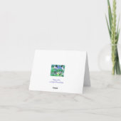Engelse Tuin Bloemen Bedankkaart (Achterkant)