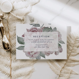 Engelse Tuin Bloemen Ontvangstkaart Informatiekaartje