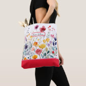 Engelse Tuin Bloemen Tote Bag (Dichtbij)