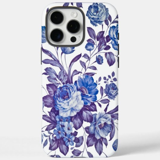Engelse Tuin Bloemenpatroon Beschermend Case-Mate iPhone Case (Achterkant)