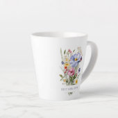 Engelse Tuin Boeket Beste Mam Ooit Moederdag Latte Mok (Rechterhoek)