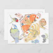 Engelse tuin briefkaart (Voorkant / Achterkant)