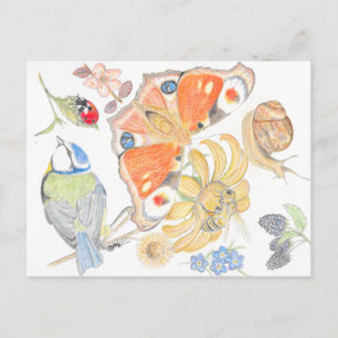 Engelse tuin briefkaart