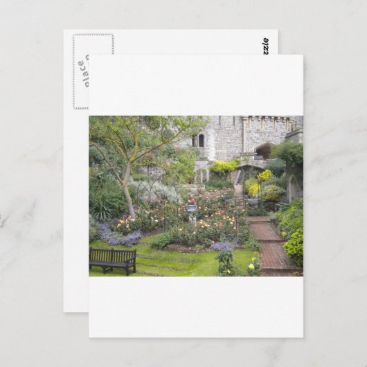 Engelse tuin briefkaart (Voorkant / Achterkant)