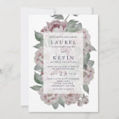 Engelse tuin bruiloft uitnodiging (Voorkant)
