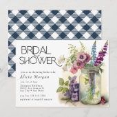 Engelse tuin | Cottage Flowers Vrijgezellenfeest Kaart (Voorkant / Achterkant)