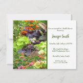 Engelse tuin Florals Bridal Shower Kaart (Voorkant)