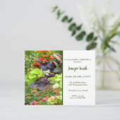 Engelse tuin Florals Bridal Shower Kaart (Staand voorkant)